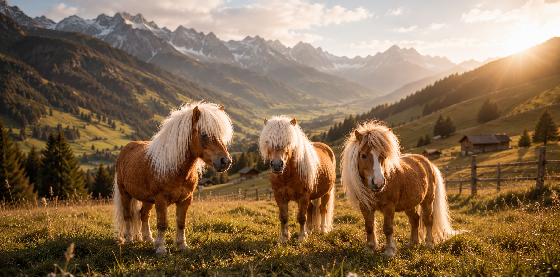 Mini Pony mit Mitglied bei einer Veranstaltung